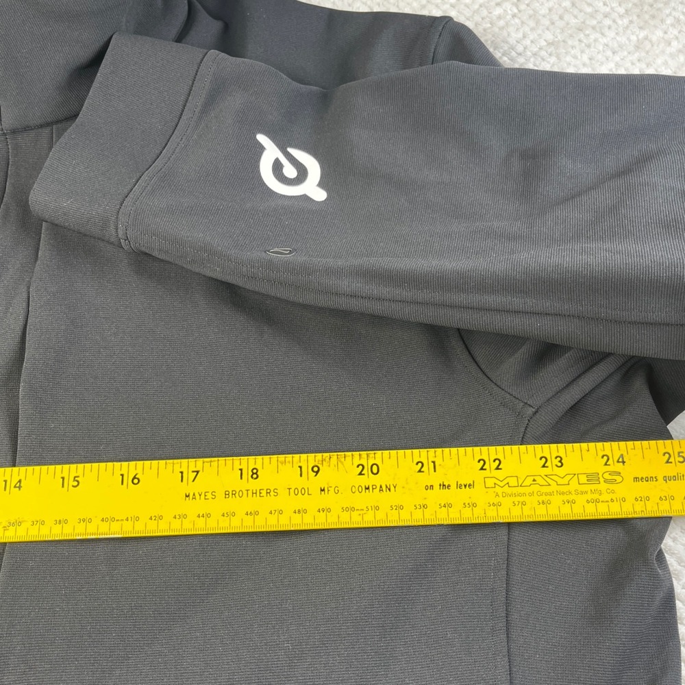 Lululemon x Peloton Sojourn Jacket Mens XXL Black Full Zip Track Mock Neck Logo - Picture 4 of 8